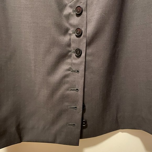 Nordstrom Signature and Caroline Issa - Wool Skirt with Button Detail - Picture 3 of 9